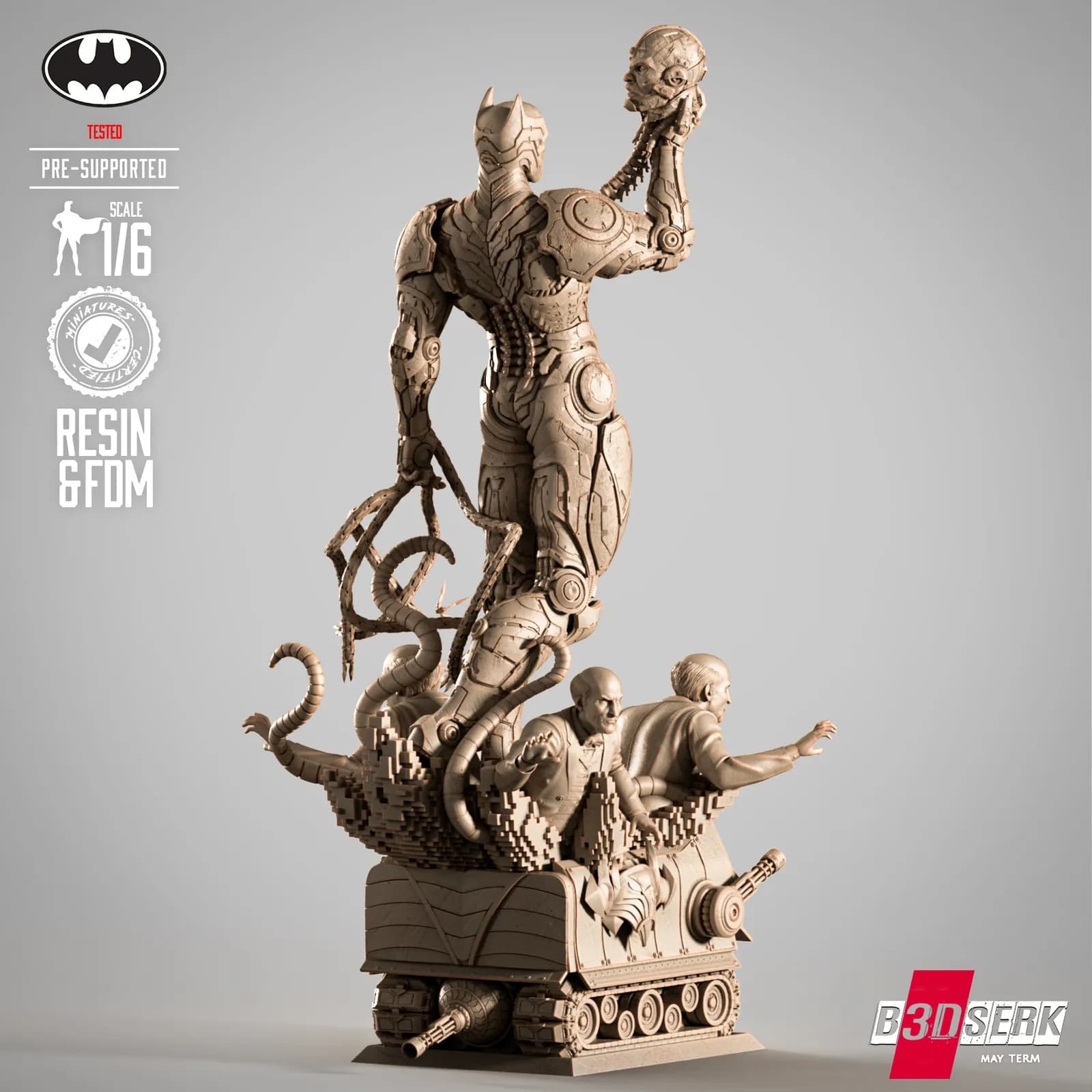 STL - Máquina Asesina de Batman render 3