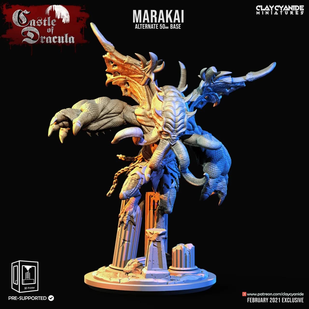 STL - Marakai figura monstruosa