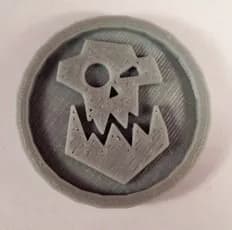 STL - Marcador de token de orco 40K render 4