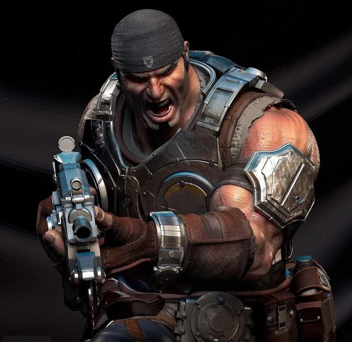 STL - marcus fenix gears of war