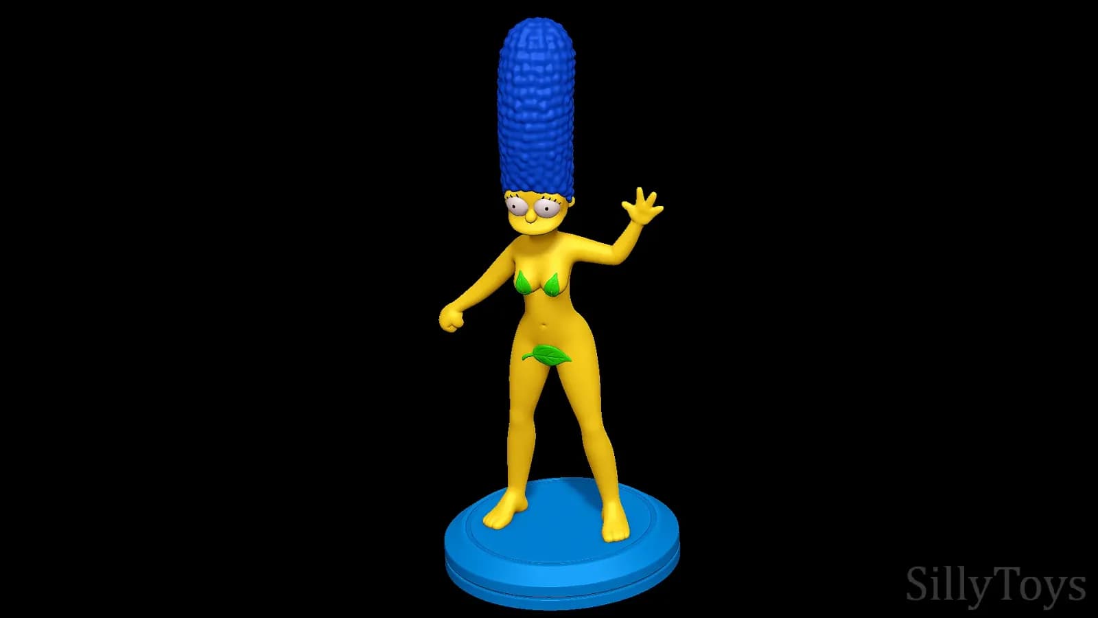 STL - Marge Simpson Desnuda render 5