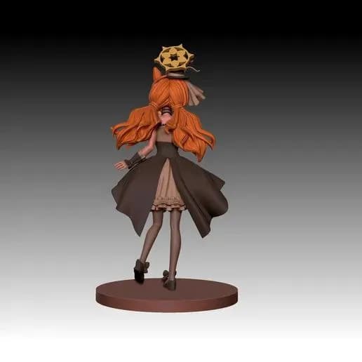 STL - Mari Iochi Idol Blue Archive render 3
