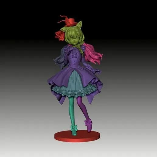 STL - Mari Iochi Idol Blue Archive render 4
