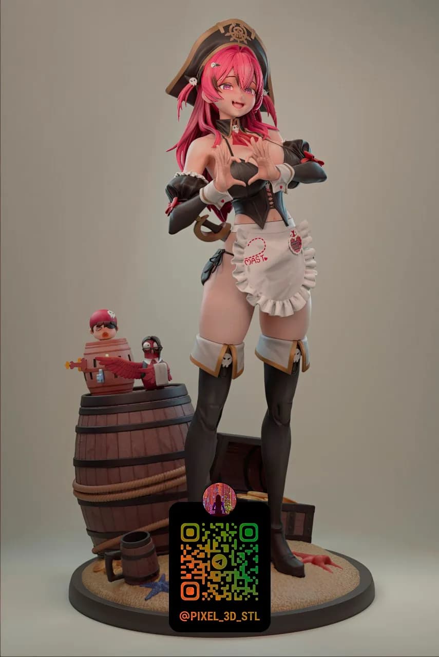 STL - Marine Houshou Hololive Pirata