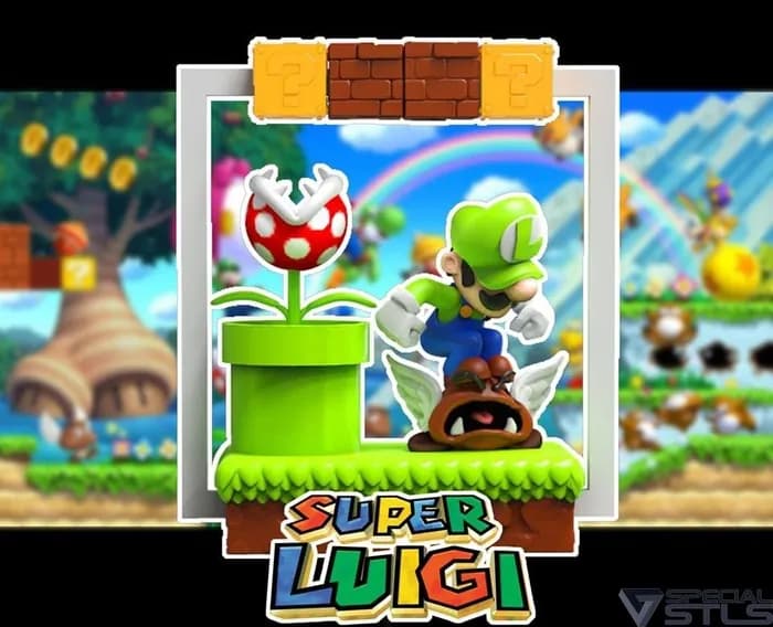 STL - mario and luigi