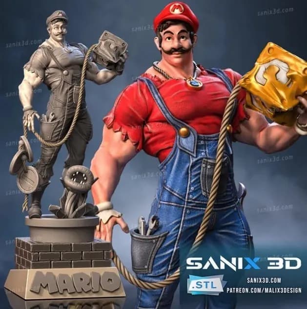 STL - mario sanix