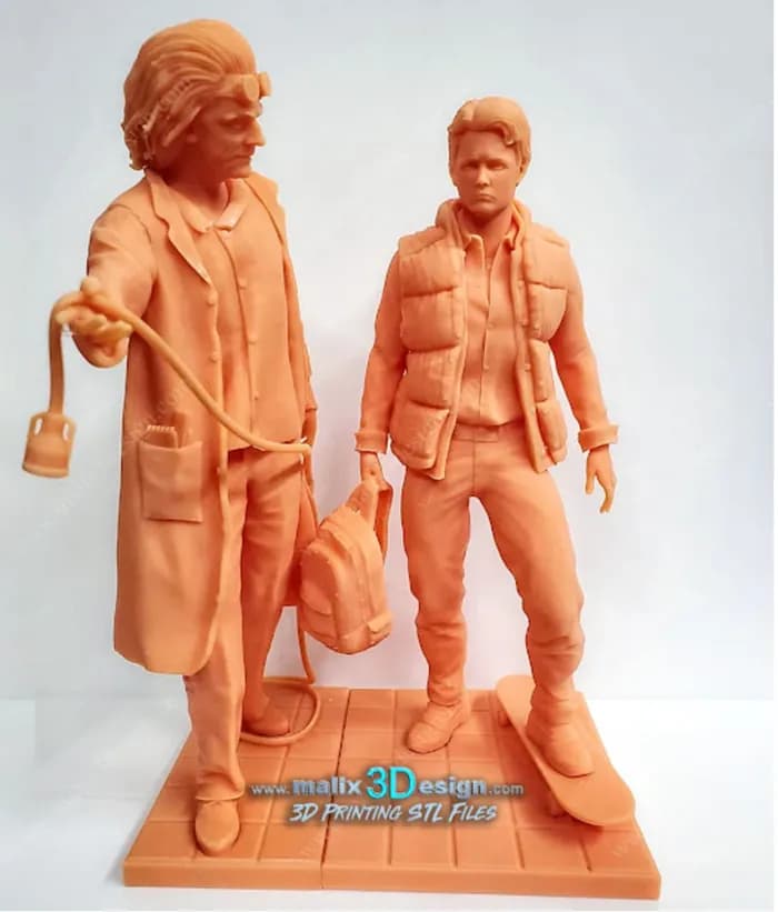 STL - Marty y Doc de Regreso al Futuro