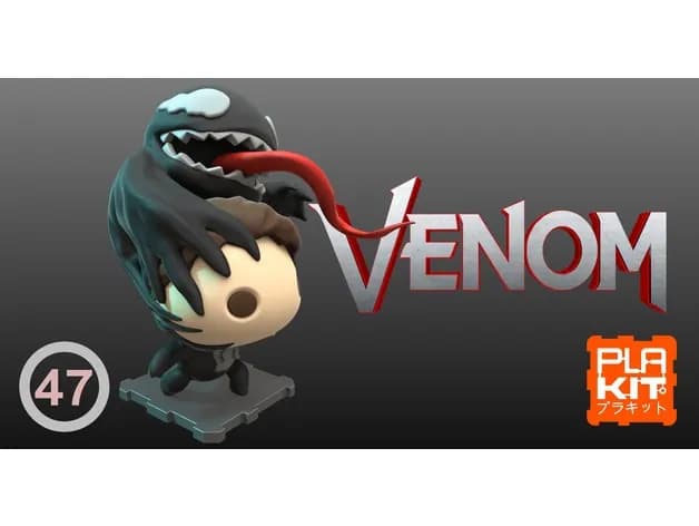 STL - marvel venom render 3