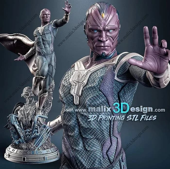 STL - marvel visione