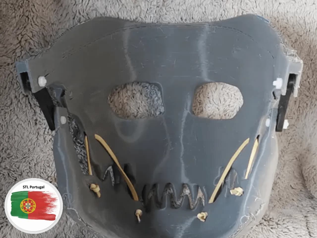 STL - Máscara Articulada Skully