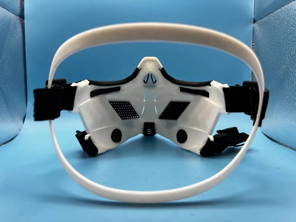 STL - Máscara Cyberpunk Impresa en 3D render 2