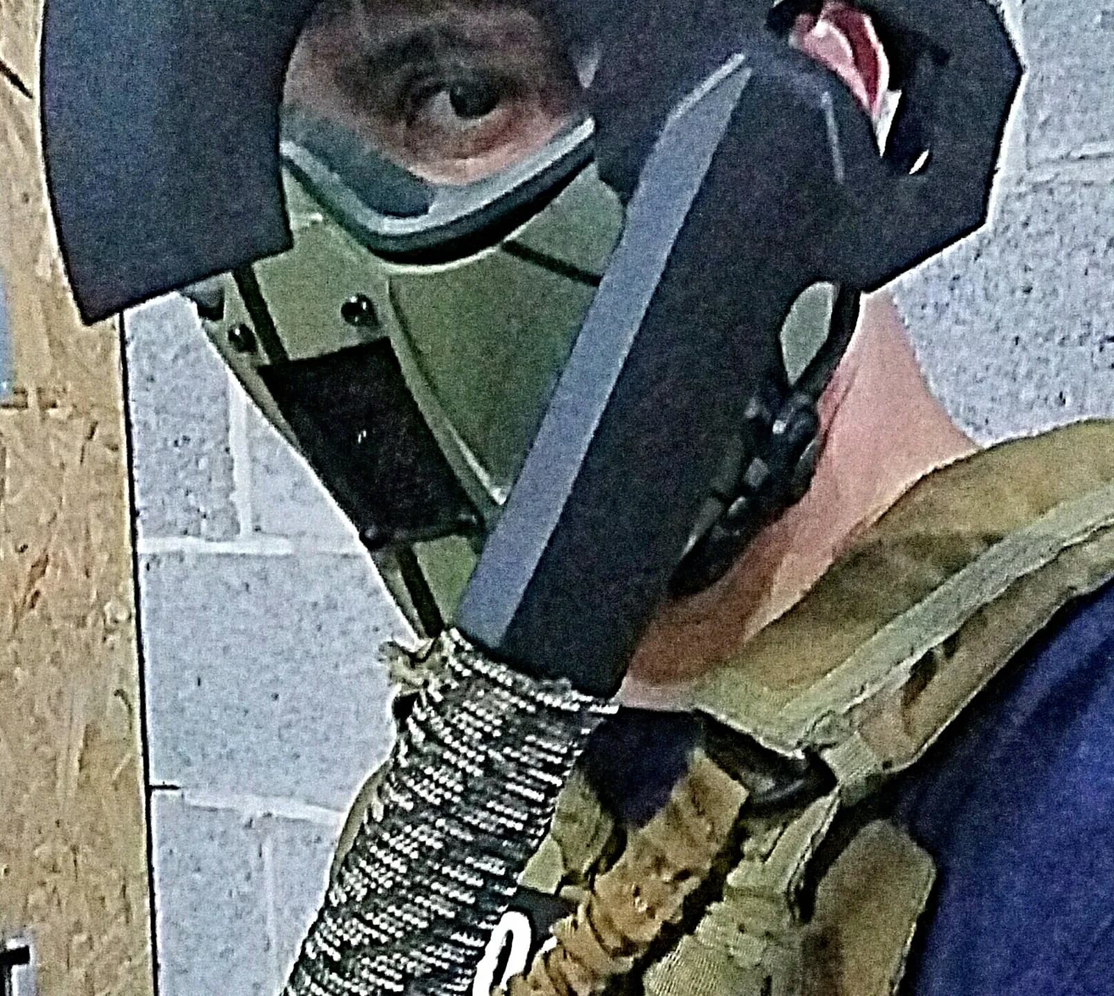 STL - Máscara de Airsoft Ghost render 3