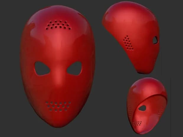 STL - Máscara de araña estilo Hex3D