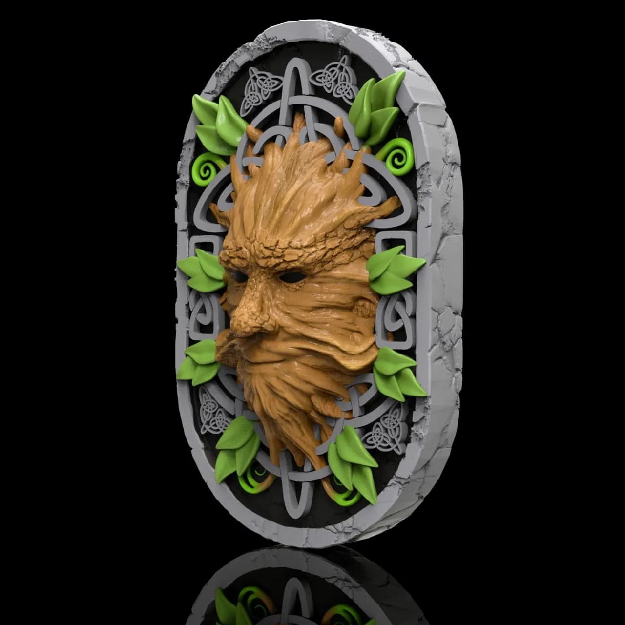 STL - Máscara de árbol celta