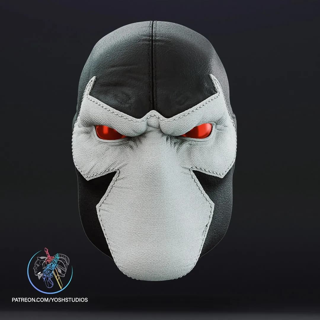 STL - Máscara de Bane estilo cómic render 2