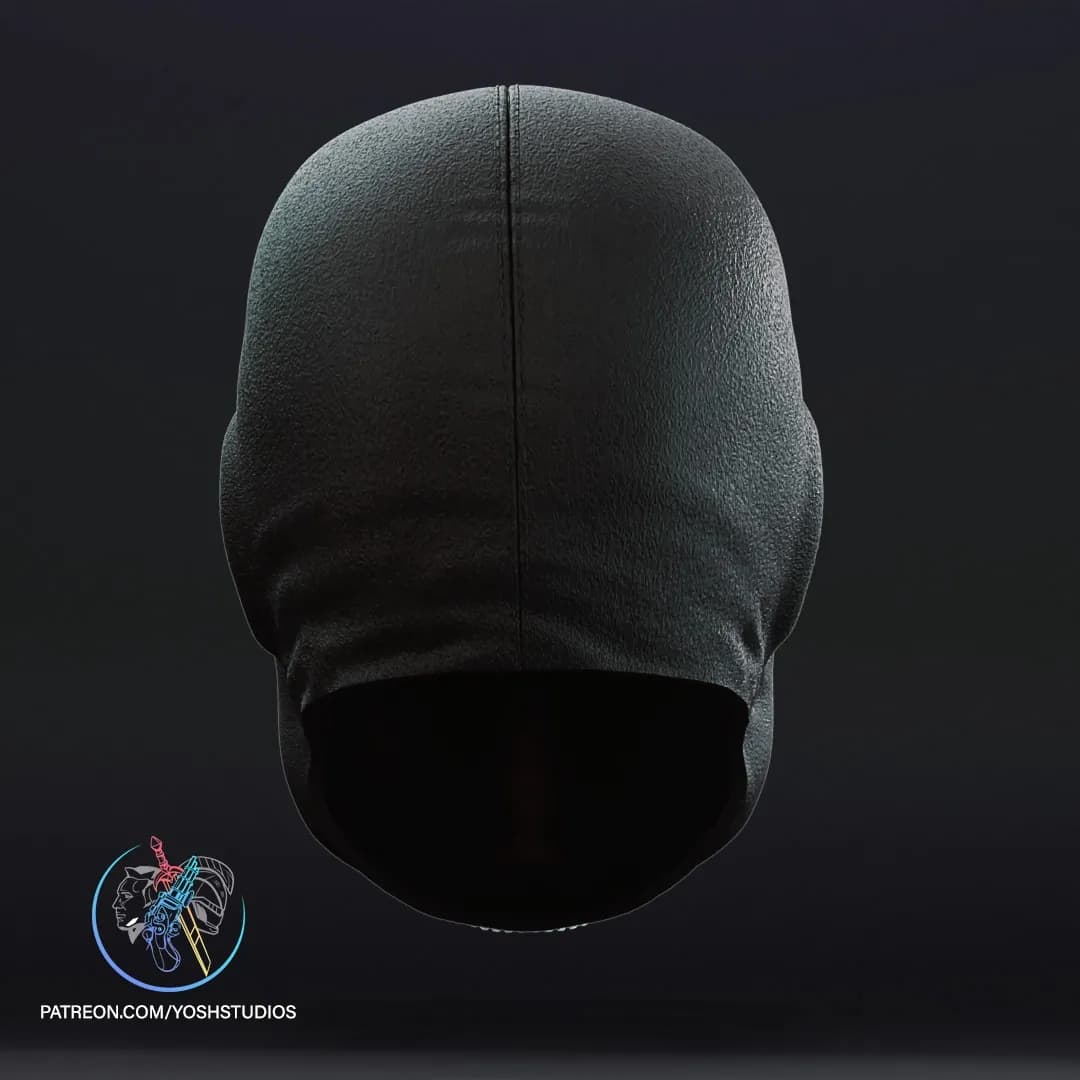 STL - Máscara de Bane estilo cómic render 3