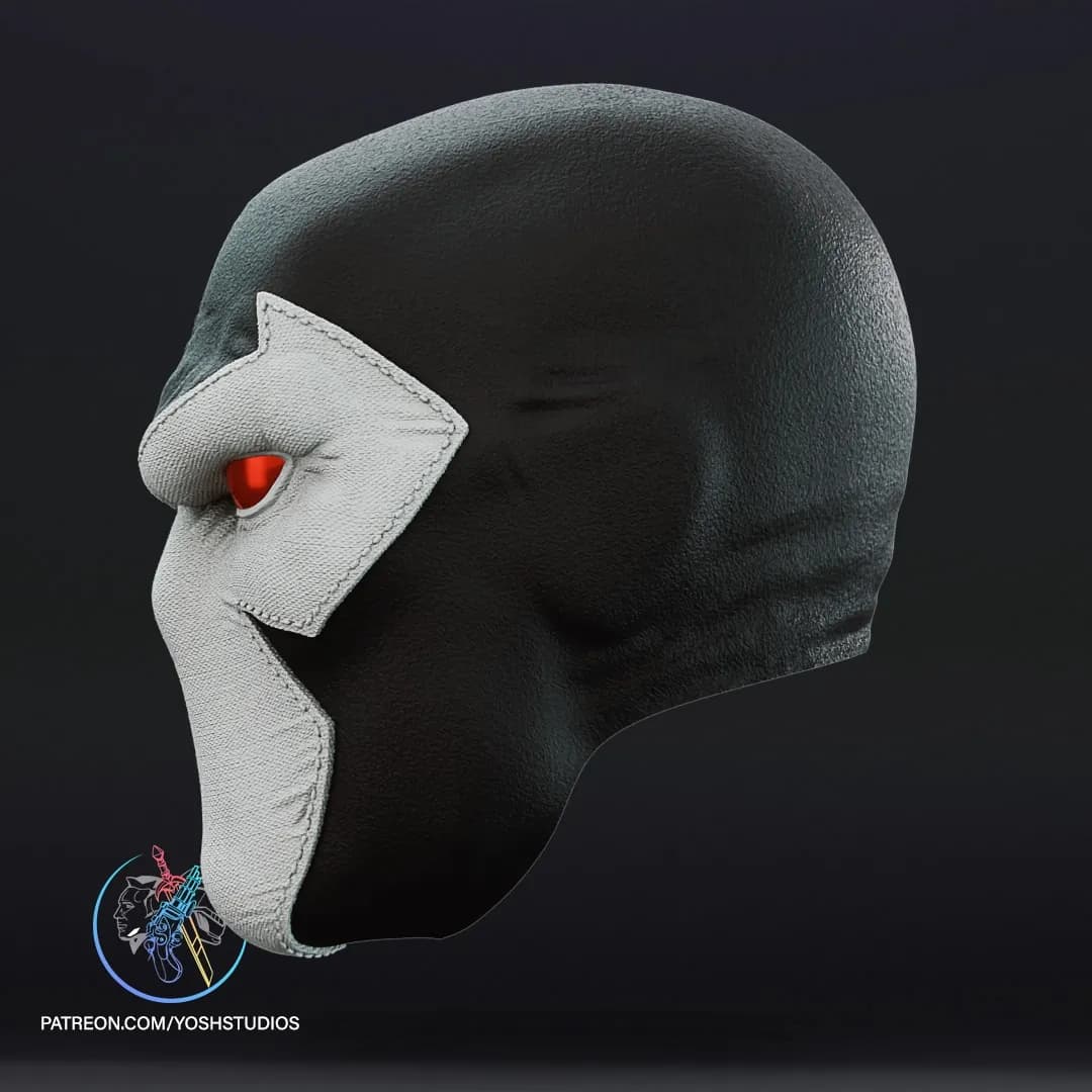 STL - Máscara de Bane estilo cómic render 4