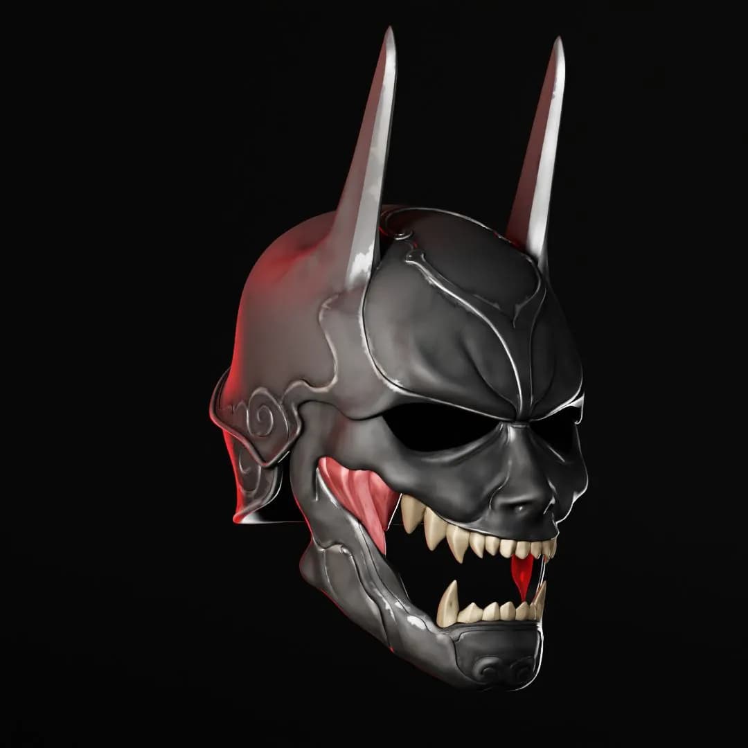 STL - Máscara de Batman estilo Sengoku