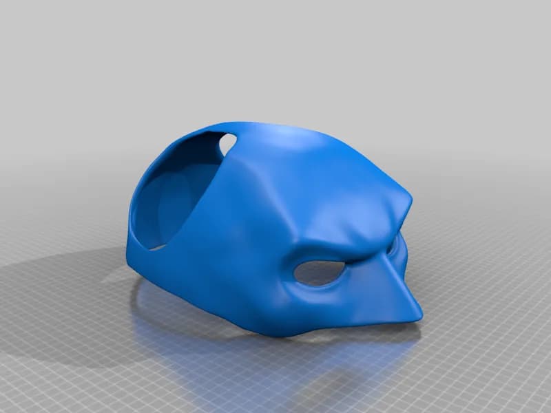 STL - Máscara de Batman para gato