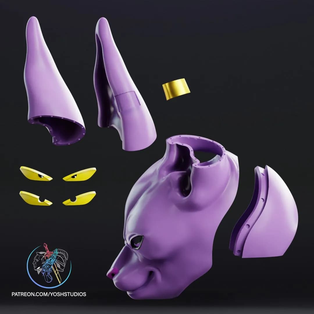 STL - Máscara de Beerus 2