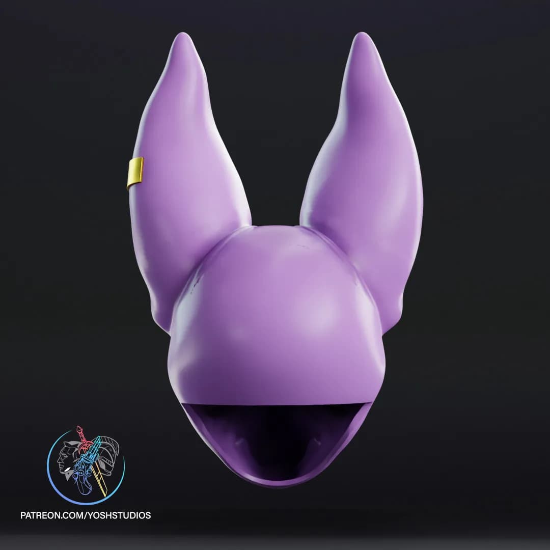 STL - Máscara de Beerus 2 render 5