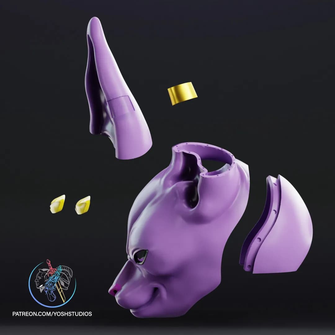 STL - Máscara de Beerus 2
