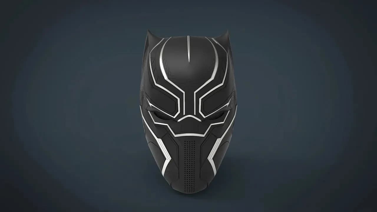 STL - Máscara de Black Panther ponible