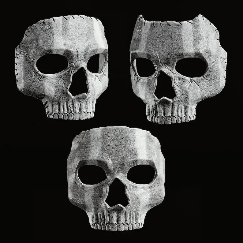 STL - Máscara de Calavera de Ghost