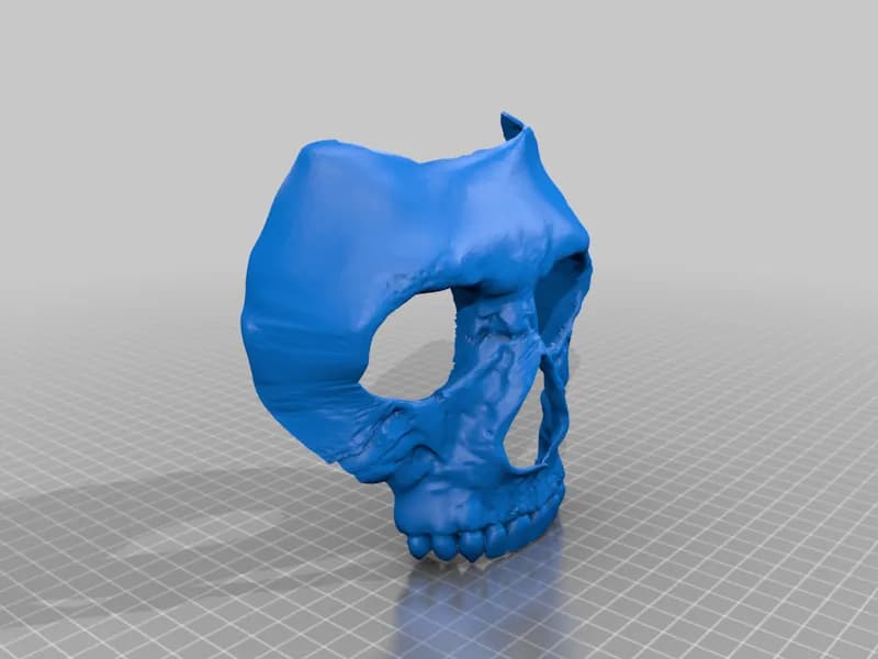 STL - Máscara de calavera de Ghost 2 render 3