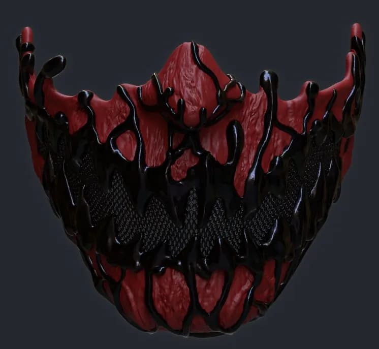 STL - Máscara de Carnage Simbiote