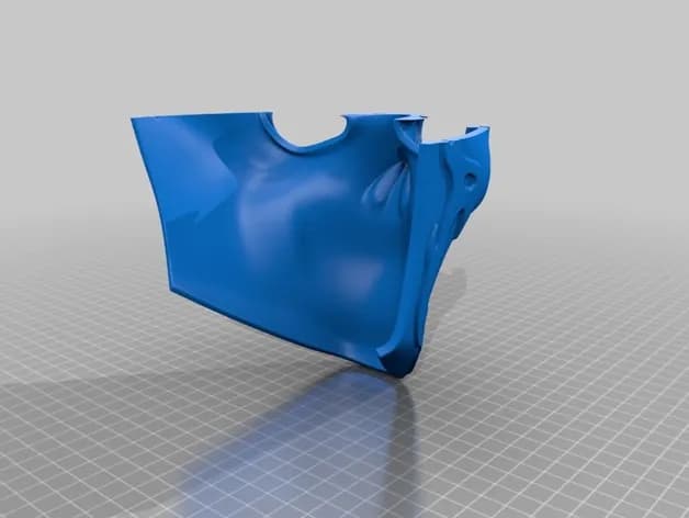 STL - Máscara de Cráneo Maldito render 3