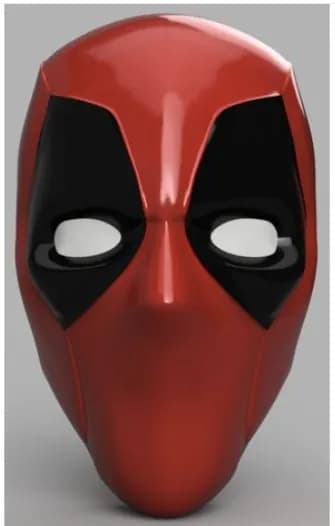 STL - Máscara de Deadpool
