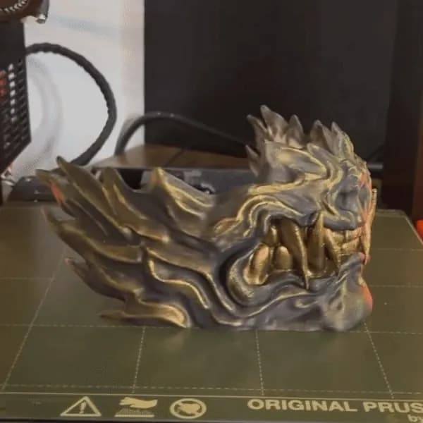 STL - Máscara de dragón Liberty
