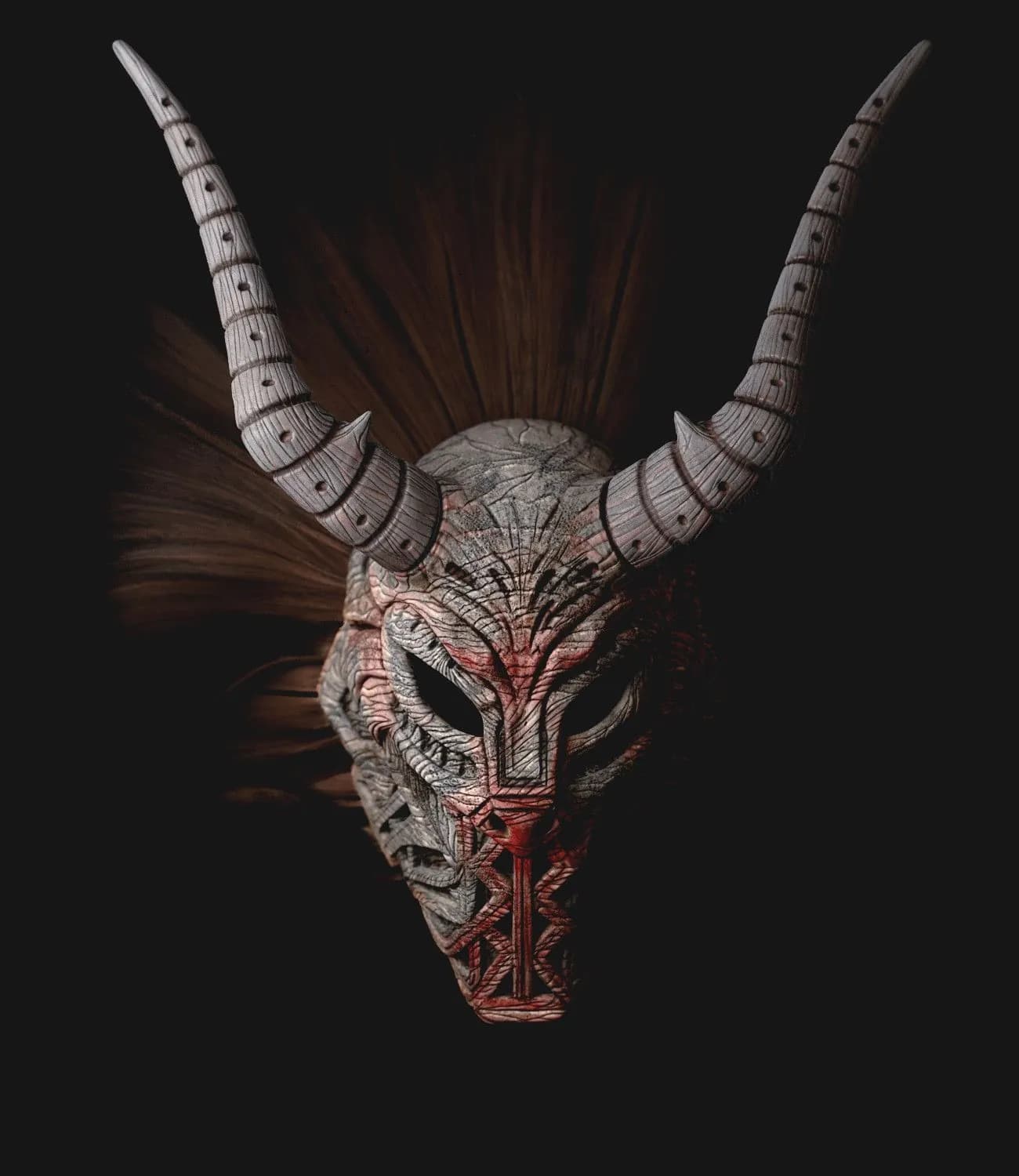 STL - Máscara de Erik Killmonger render 2
