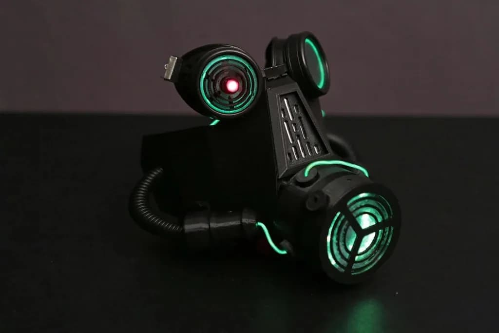 STL - Máscara de Gas NeoPixel LED