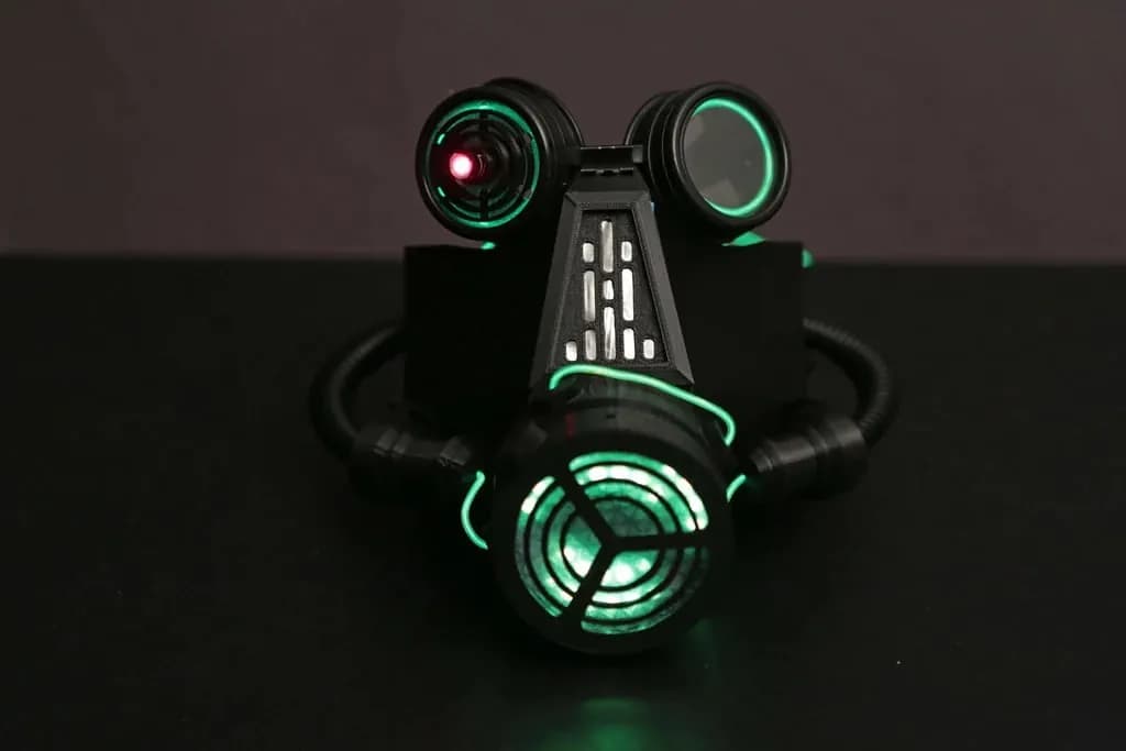 STL - Máscara de Gas NeoPixel LED