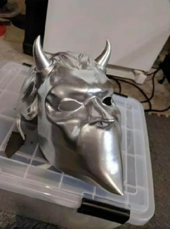 STL - Máscara de Ghoul con Cuernos