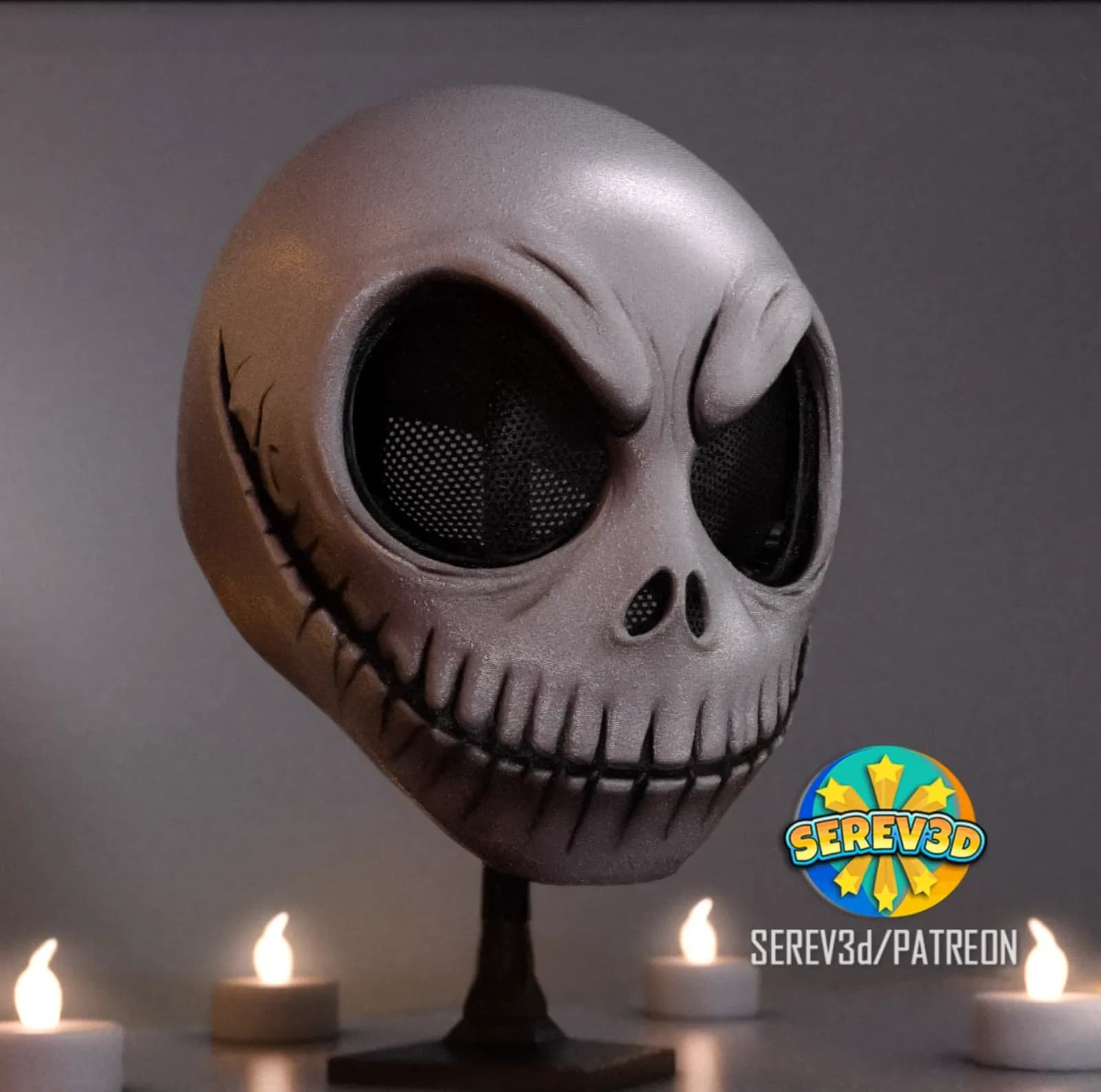 STL - Máscara de Jack Skellington