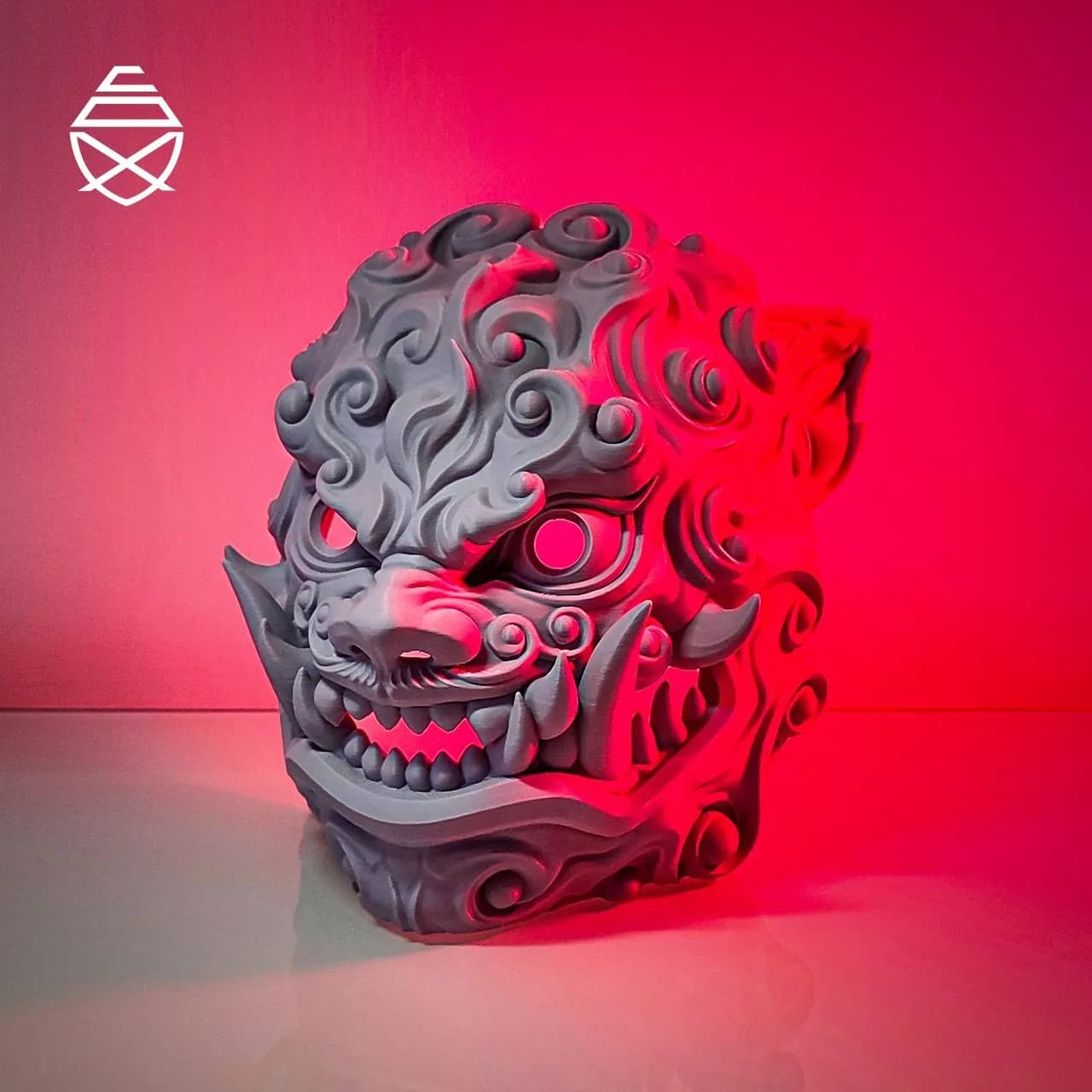 STL - Máscara de León Estilo Foo