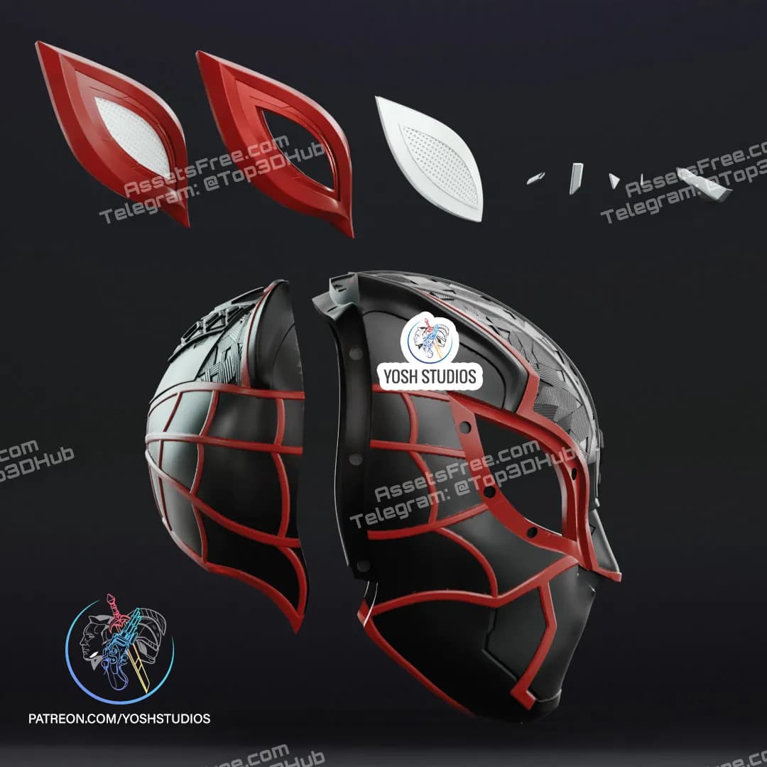 STL - Máscara de Miles Morales