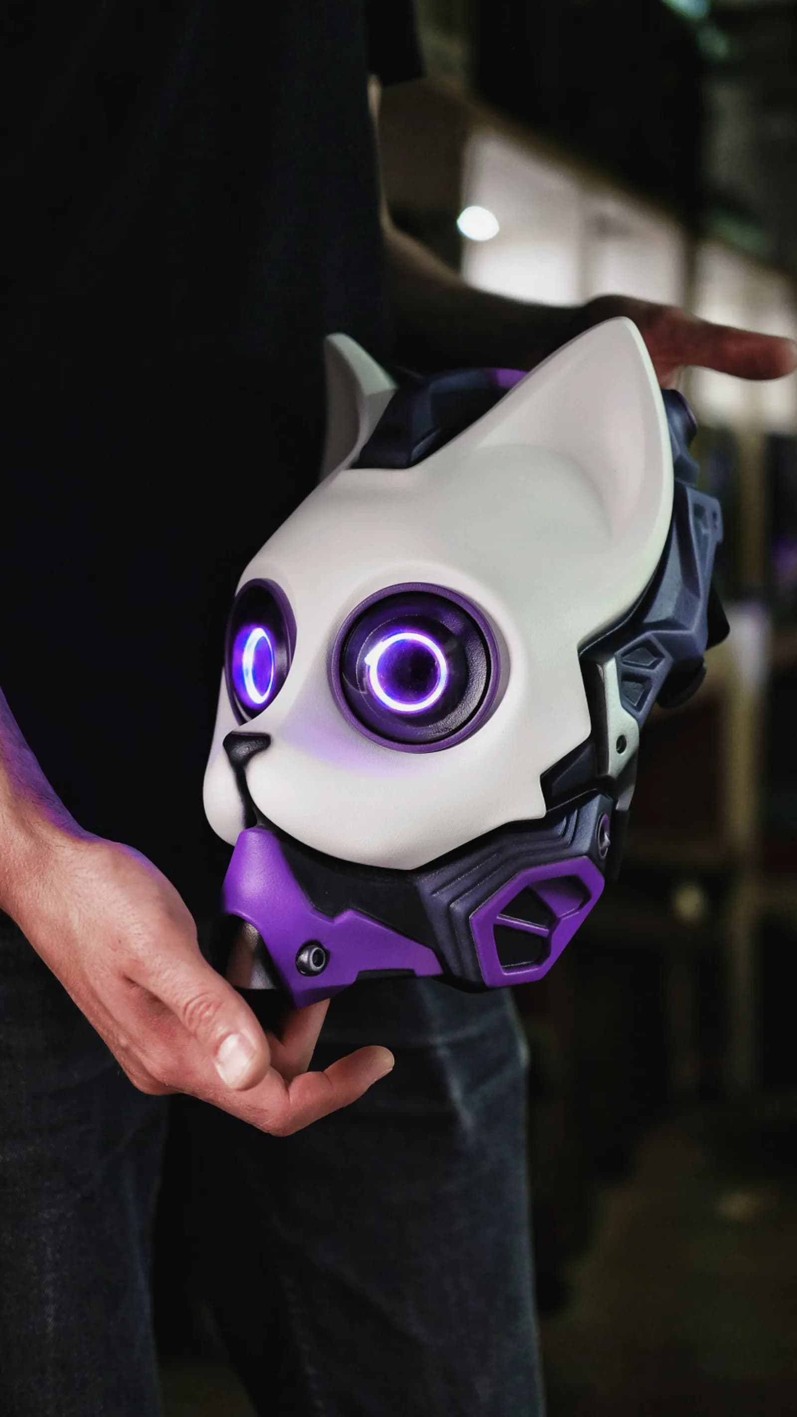 STL - Máscara de nekomata cosplay