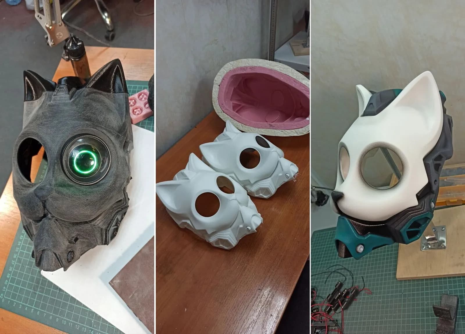 STL - Máscara de nekomata cosplay