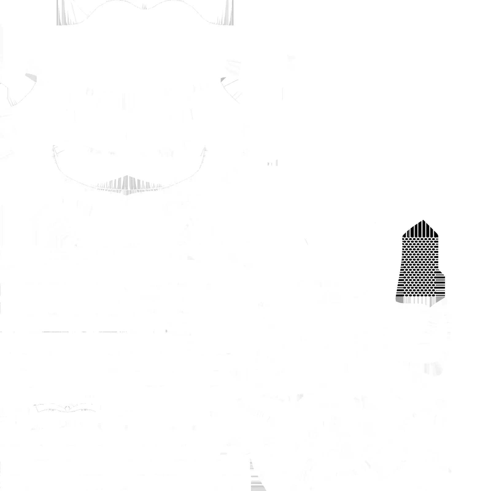 STL - Máscara de Oni roja render 3