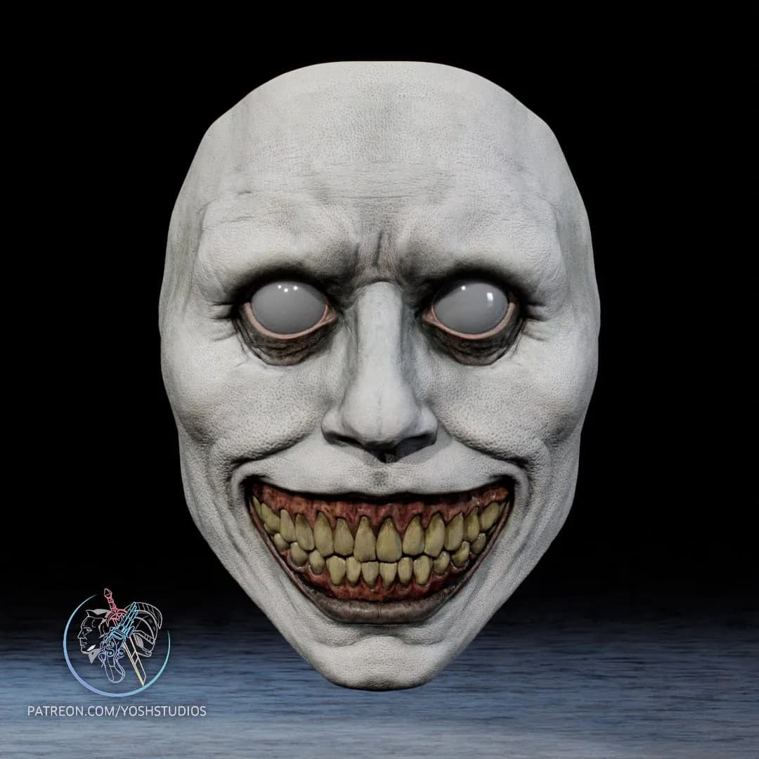 STL - Máscara de Payaso Sonriente