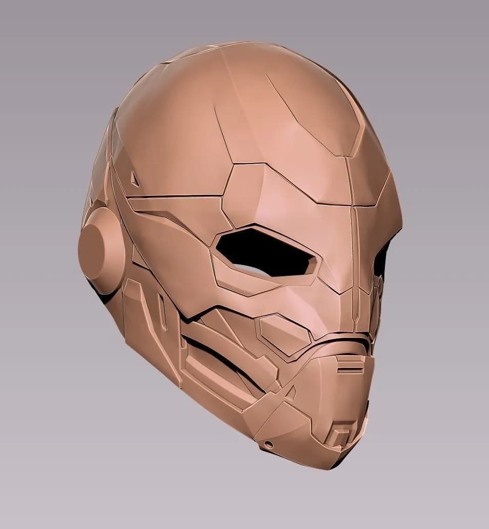 STL - Máscara de robot estilo exo