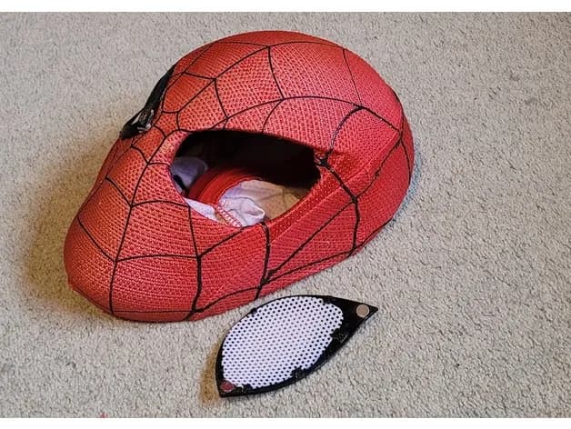 STL - Máscara de Spider Man con Lentes