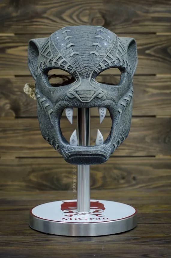 STL - Máscara de T'Challa Pantera Negra
