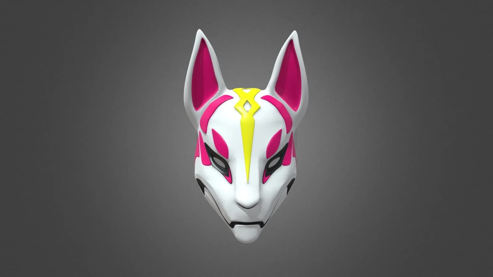 STL - Máscara de Zorro Estilo Anime render 2