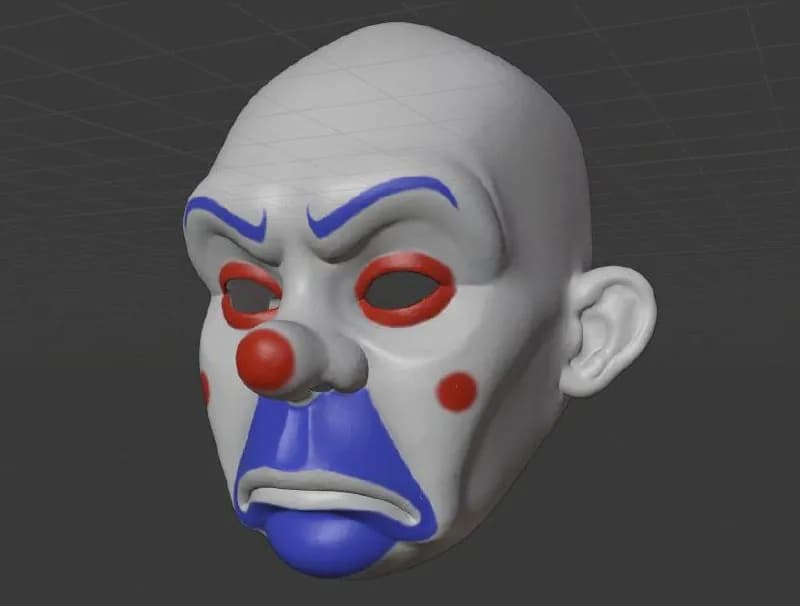 STL - Máscara del Joker del banco