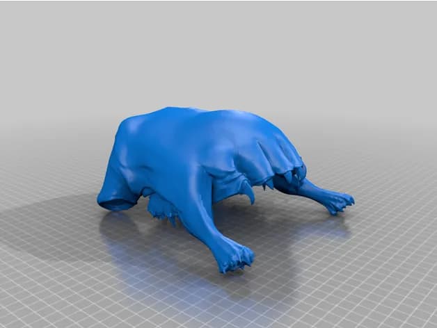 STL - Máscara Headcrab de Half Life render 2